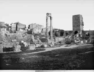 Ansicht des antiken Theaters